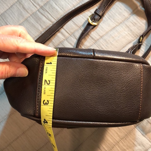 Aurielle genuine leather brown handbag - Picture 10 of 15